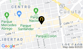 Mapa de Deportivos Del Norte en Cúcuta