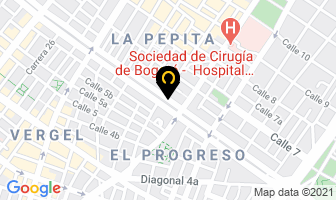 Mapa de Depósito Corredor en Bogotá D.C