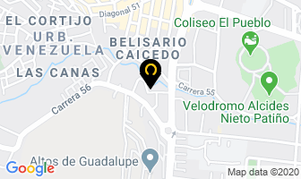 Mapa de Deposito De Drogas De Occidente en Cali