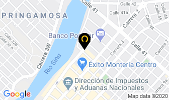 Mapa de Depósito De Drogas París en Montería