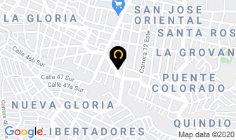 Mapa de Depósito Dental Colmillo Blanco en Bogotá D.C