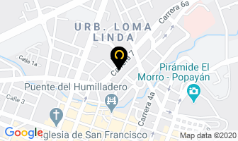 Mapa de Depósito El Llanero en Popayán