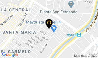 Mapa de Deposito El Socio en Itaguí