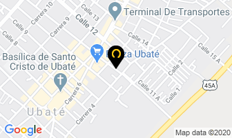 Mapa de Deposito Hollman en Ubaté
