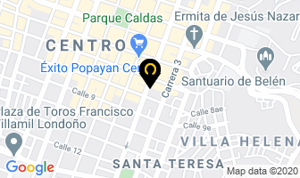 Mapa de Depósito Javier Solarte en Popayán