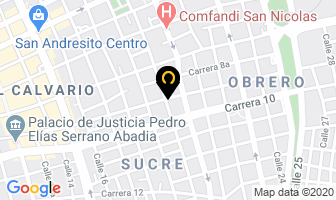 Mapa de Depósito La 20 en Cali