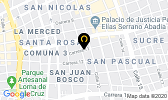 Mapa de Depósito La Once en Cali