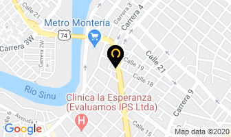 Mapa de Depósito Las Casas en Montería