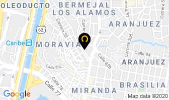 Mapa de Deposito Moravia en Medellín