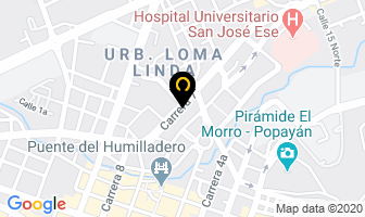 Mapa de Depósito Surtiagro en Popayán