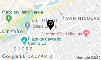 Mapa de Deposito Textil Aleyda Osorio. en Cali