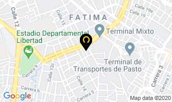Mapa de Depositos Caqueta en Pasto