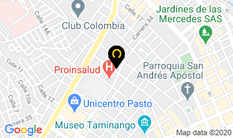 Mapa de Depositos La 15 en Pasto