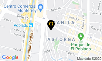 Mapa de Deprisa en Medellín