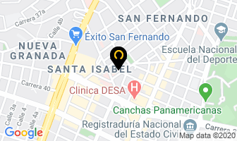Mapa de Desafío Adelgace en Cali