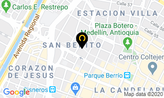 Mapa de Descuentelas en Medellín