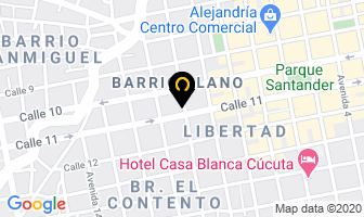 Mapa de Descuentelas en Cúcuta