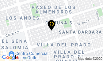 Mapa de Design & Projects Arquitectos Ltda en Cali