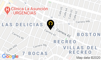 Mapa de Desinfectando Express Ltda. en Barranquilla