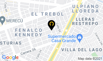 Mapa de Desliplas Ltda. en Cali