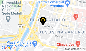 Mapa de Despachos Cardona en Medellín
