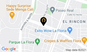 Mapa de Destino Aventura en Cali