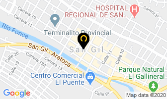 Mapa de Destinos San Gil en San Gil