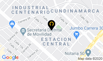 Mapa de Detalgraf S.a en Bogotá D.C
