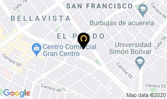 Mapa de Dhl Express Ltda. en Barranquilla