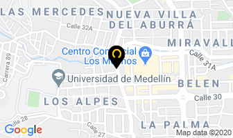 Mapa de Dht Tecnologia Vehicular en Medellín