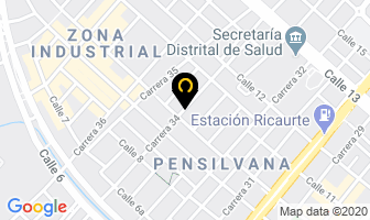 Mapa de Diácidos Ltda. en Bogotá D.C