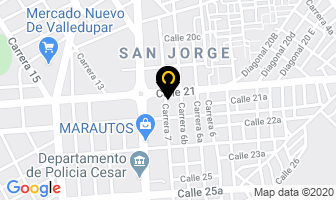 Mapa de Diagnosticentro Amistad en Valledupar