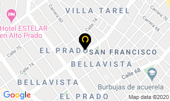 Mapa de Dialeds Ltda. en Barranquilla