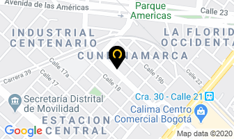 Mapa de Dialsa en Bogotá D.C