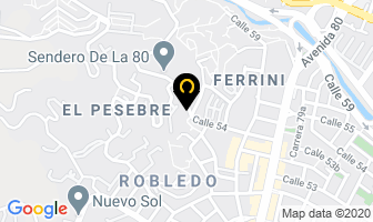 Mapa de Diamante Trio en Medellín