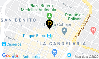 Mapa de Diane & Geordi en Medellín