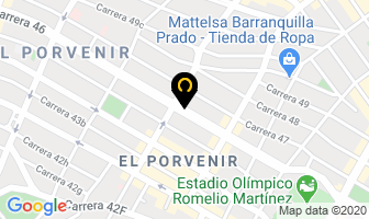 Mapa de Diapin Ltda. en Barranquilla
