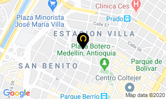Mapa de Dibugráficas Litografía en Medellín