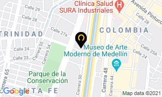 Mapa de Diego Ayala Studio en Medellín