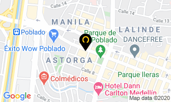 Mapa de Diego Llaves en Medellín
