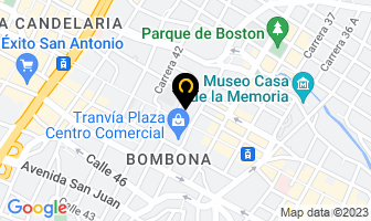 Mapa de Diego Luis Cortes Misas en Medellín