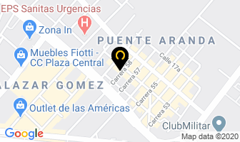 Mapa de Dieselectros Ltda. en Bogotá D.C