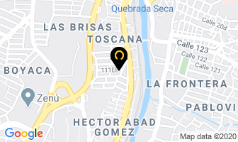Mapa de Difuminados Checho Autos en Medellín