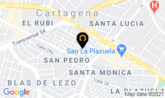 Mapa de Difundir Ltda. en Cartagena