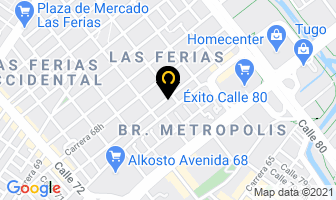 Mapa de Digicontrol - Satelital en Bogotá D.C