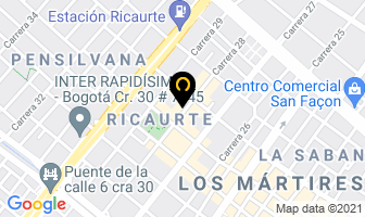 Mapa de Digisource en Bogotá D.C