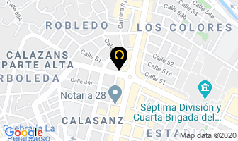 Mapa de Digital Records en Medellín
