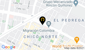 Mapa de Digiware De Colombia en Bogotá D.C