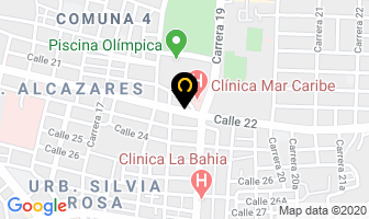 Mapa de Dilo Como Quieras-tarjetas en Santa Marta