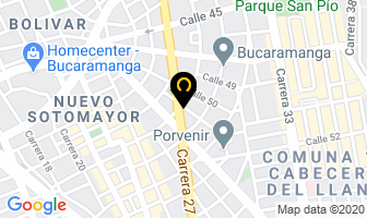 Mapa de Dimar Perforaciones en Bucaramanga
